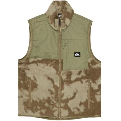 Quiksilver Clean Coast Gilet Pile con zip Uomo Quiksilver Clean Coast Gilet Pile con zip Uomo