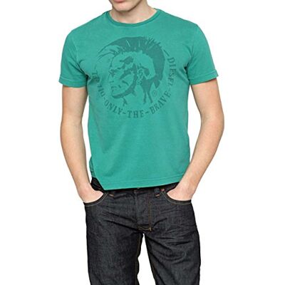 Diesel T-shirt Uomo verde Medium Diesel T-shirt Uomo verde Medium
