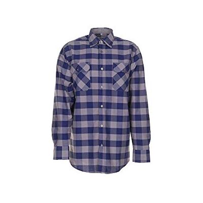Planam Taglia 39/40 Mens Camicie Quadrato Marine Zinco Modello 0491 Planam Taglia 39/40 Mens Camicie Quadrato Marine Zinco Modello 0491