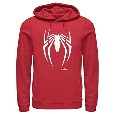 Marvel Felpa con Cappuccio Uomo Spider-Man Gamerverse, Colore: Rosso, S Marvel Felpa con Cappuccio Uomo Spider-Man Gamerverse, Colore: Rosso, S