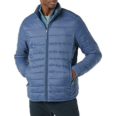 Amazon Essentials Piumino Leggero Impermeabile Pieghevole (Disponibile in Taglie Extra Forti) Uomo, Indaco, XXL Amazon Essentials Piumino Leggero Impermeabile Pieghevole (Disponibile in Taglie Extra Forti) Uomo, Indaco, XXL
