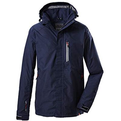 Killtec Carleb Funktionsjacke Mit Abzippbarer Kapuze, Uomo, Blu Scuro, L Killtec Carleb Funktionsjacke Mit Abzippbarer Kapuze, Uomo, Blu Scuro, L