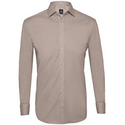 Tina Ferrà Camicia Uomo Elegante Tinta Unita Regular Camicie da Uomo in Cotone Manica Lunga, Camicia Uomo con Bottoni, Camicia Artigianale Sartoria Napoletana (Beige 38) Tina Ferrà Camicia Uomo Elegante Tinta Unita Regular Camicie da Uomo in Cotone Manica Lunga, Camicia Uomo con Bottoni, Camicia Artigianale Sartoria Napoletana (Beige 38)