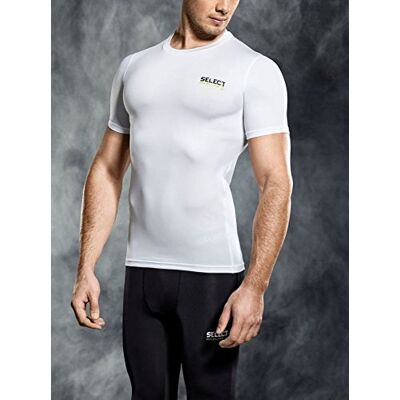 SELECT Biancheria Intima a Compressione Maglietta a Compressione a Maniche Lunghe, Bianco (Weiß), M SELECT Biancheria Intima a Compressione Maglietta a Compressione a Maniche Lunghe, Bianco (Weiß), M