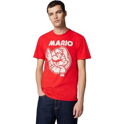 Nintendo Uomo T-Shirt Rosso XX-Large Nintendo Uomo T-Shirt Rosso XX-Large