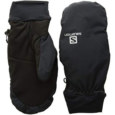 Salomon L40424900 Muffole da Corsa Leggere RS Warm Mitten, Traspiranti, Unisex Adulto, Nero/Nero, XXL Salomon L40424900 Muffole da Corsa Leggere RS Warm Mitten, Traspiranti, Unisex Adulto, Nero/Nero, XXL