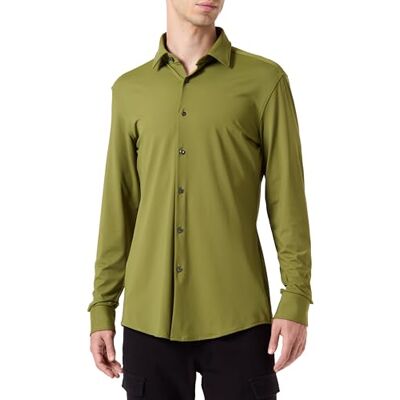 HUGO Kenno Camicia, Open Green386, 44 Uomo HUGO Kenno Camicia, Open Green386, 44 Uomo