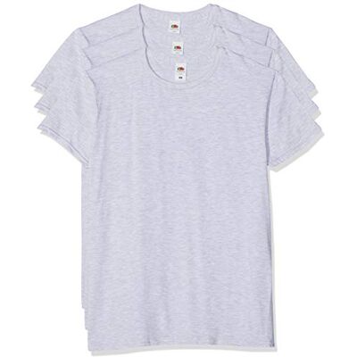 Fruit of the Loom Men's Heavy T-Shirt Pack of 3 Fruit of the Loom Men's Heavy T-Shirt Pack of 3