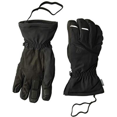 Salomon L40425800 Guanti Leggeri Propeller Dry, Uomo, Nero/Nero, L Salomon L40425800 Guanti Leggeri Propeller Dry, Uomo, Nero/Nero, L