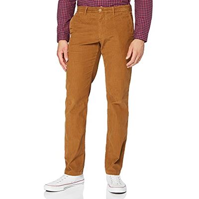 Tommy Hilfiger Denton Chino GMD Velluto a Coste Pantaloni, Highland Khaki, 28W x 36L Uomo Tommy Hilfiger Denton Chino GMD Velluto a Coste Pantaloni, Highland Khaki, 28W x 36L Uomo
