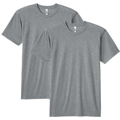 American Apparel Tri-Blend Track T-Shirt, Style Gtr401, 2-Pack, Grigio Atletico (Confezione da 2), XL (Pacco da 2) Unisex-Adulto American Apparel Tri-Blend Track T-Shirt, Style Gtr401, 2-Pack, Grigio Atletico (Confezione da 2), XL (Pacco da 2) Unisex-Adulto