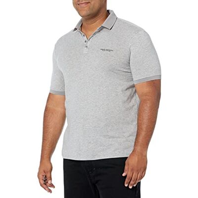 Armani 4 Buttons Polo, Grigio (Bros BC06 Alloy Htr 3901), X-Small Uomo Armani 4 Buttons Polo, Grigio (Bros BC06 Alloy Htr 3901), X-Small Uomo