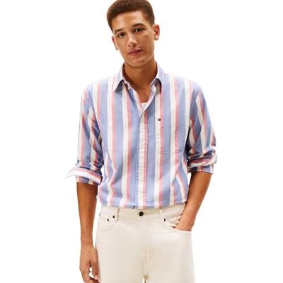 Tommy Hilfiger Heritage Oxford Icon STP Shirt Camicia L/S Unisex Adulto (Pacco da 1) Tommy Hilfiger Heritage Oxford Icon STP Shirt Camicia L/S Unisex Adulto (Pacco da 1)