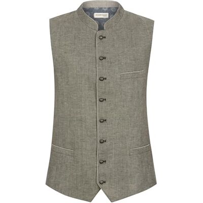 Bergfeuer Trachtenweste Lucio Gilet Tradizionale, Oliva, 52 Uomo Bergfeuer Trachtenweste Lucio Gilet Tradizionale, Oliva, 52 Uomo