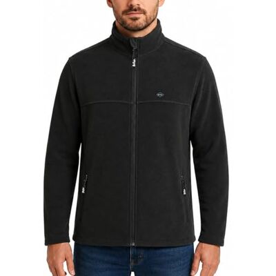 Lee Cooper Giacca Pile Uomo Zip Completa – Fleece Lavoro Termico Antivento Anti Pilling con Tasche Workwear Esterno Inverno (Nero, XXL) Lee Cooper Giacca Pile Uomo Zip Completa – Fleece Lavoro Termico Antivento Anti Pilling con Tasche Workwear Esterno Inverno (Nero, XXL)