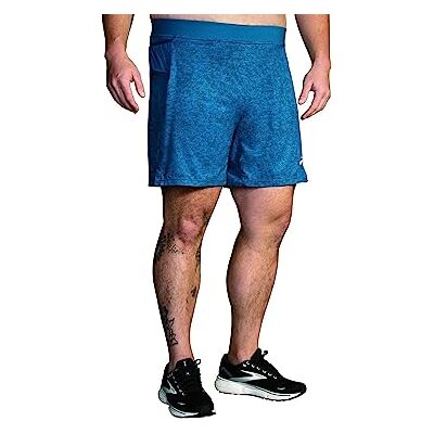 Brooks 211333485 Sherpa 7" 2-in-1 Short Pantaloncini Uomo Blue Taglia 25 Brooks 211333485 Sherpa 7" 2-in-1 Short Pantaloncini Uomo Blue Taglia 25