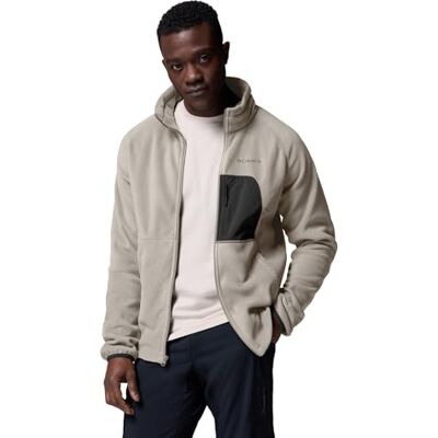 Columbia Rapid Expedition 2 Giacca in pile con zip intera, da uomo, colore: grigio scuro/nero, taglia L Columbia Rapid Expedition 2 Giacca in pile con zip intera, da uomo, colore: grigio scuro/nero, taglia L