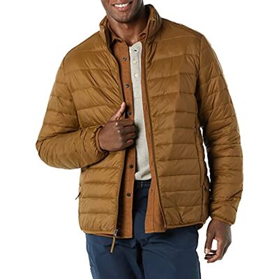 Amazon Essentials Piumino Leggero Impermeabile Pieghevole (Disponibile in Taglie Extra Forti) Uomo, Marrone Chiaro, S Amazon Essentials Piumino Leggero Impermeabile Pieghevole (Disponibile in Taglie Extra Forti) Uomo, Marrone Chiaro, S