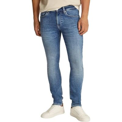 Calvin Klein Uomo Jeans Skinny Fit, Blu (Denim Light), 29W/32L Calvin Klein Uomo Jeans Skinny Fit, Blu (Denim Light), 29W/32L