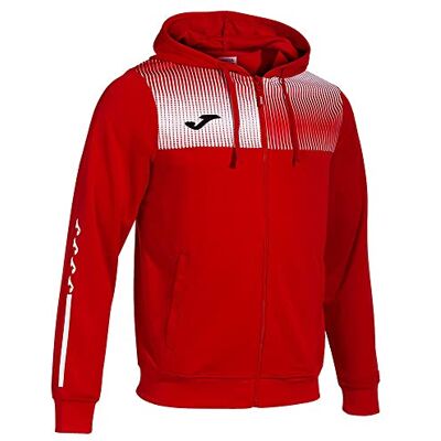 Joma Giacca con cappuccio uomo Eco Supernova rosso bianco Joma Giacca con cappuccio uomo Eco Supernova rosso bianco