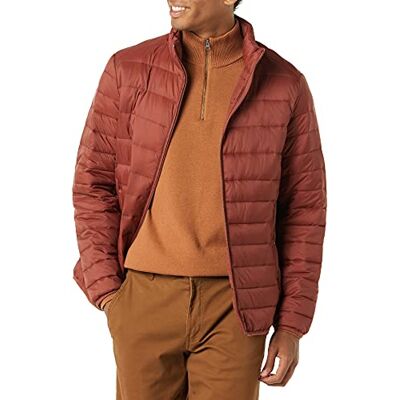 Amazon Essentials Piumino Leggero Impermeabile Pieghevole (Disponibile in Taglie Extra Forti) Uomo, Terra Rossa, M Amazon Essentials Piumino Leggero Impermeabile Pieghevole (Disponibile in Taglie Extra Forti) Uomo, Terra Rossa, M
