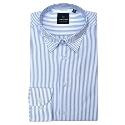 Tina Ferrà Camicia Uomo a Righe Uomo Elegante Regular Camicia Uomo Manica Lunga in Cotone, Regalo per Lui Camicia Artigianale 100% Made in Italy Tina Ferrà Camicia Uomo a Righe Uomo Elegante Regular Camicia Uomo Manica Lunga in Cotone, Regalo per Lui Camicia Artigianale 100% Made in Italy