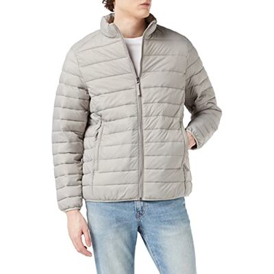 Amazon Essentials Piumino Leggero Impermeabile Pieghevole (Disponibile in Taglie Extra Forti) Uomo, Grigio Chiaro, M Amazon Essentials Piumino Leggero Impermeabile Pieghevole (Disponibile in Taglie Extra Forti) Uomo, Grigio Chiaro, M