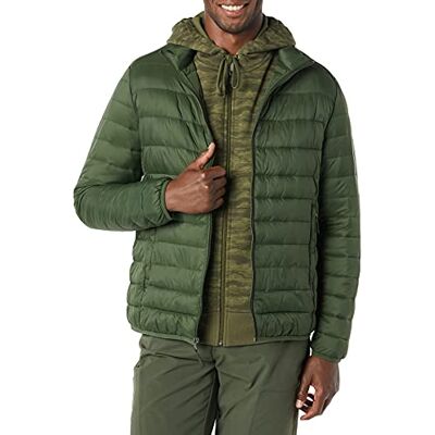 Amazon Essentials Piumino Leggero Impermeabile Pieghevole (Disponibile In Taglie Extra Forti) Uomo, Verde Scuro, 4XL Plus Amazon Essentials Piumino Leggero Impermeabile Pieghevole (Disponibile In Taglie Extra Forti) Uomo, Verde Scuro, 4XL Plus