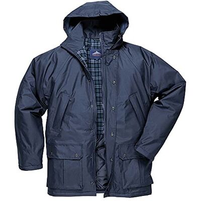 Portwest Giacca Dundee Impermeabile Foderata, Blu Navy, XXXL Portwest Giacca Dundee Impermeabile Foderata, Blu Navy, XXXL