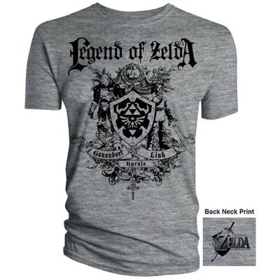 Nintendo ZELDA T-shit logo "GANONDORF HYRULE LINK" S Nintendo ZELDA T-shit logo "GANONDORF HYRULE LINK" S