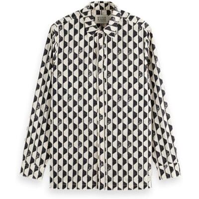 Scotch & Soda Regular-Fit Shirt, Camicia, Uomo, Imagine Stripe White, S Scotch & Soda Regular-Fit Shirt, Camicia, Uomo, Imagine Stripe White, S