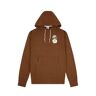 Nike Sportswear Pullover da uomo in spugna francese con cappuccio (as1, alpha, l, regolare, standard, PECAN/BIANCO), taglia grande;