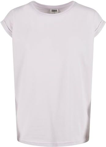 Urban Classics Ladies Organic Extended Shoulder Tee, Maglietta Donna, Viola (Softlilac), XL