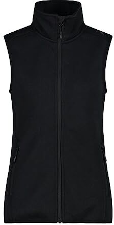 CMP , Gilet da donna, Nero-Titanio, M