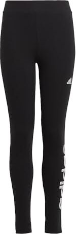 Adidas Essentials Linear Leggings, Black/White, 140