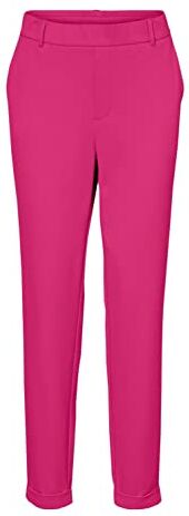 Vero Moda Vmmaya Mr Loose Solid Pant Noos, Pantaloni Donna, Rosa (Pink Yarrow), XXL / 32L