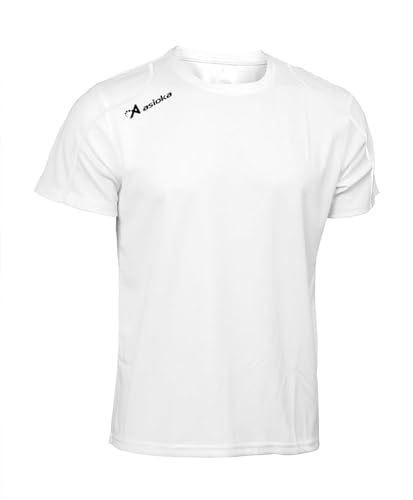 Asioka 75/09 Maglietta a Maniche Corte, Unisex Adulto, Unisex Adulto, , Bianco, S