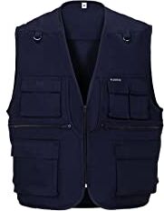 Planam Gilet estivo unisex  taglia M in blu navy, M UK