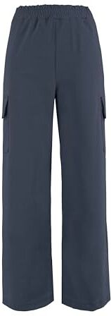 JOPHY & CO. Pantalone Donna Cargo Gamba Larga (cod. 8802) (S, Jeans)