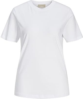 Jack & Jones JJXX Jxanna SS Regular Every Tee Noos T-Shirt, Bianco, XS Donna