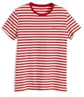 Levis Perfect Tee, Donna, Sandy Stripe Script Red, L