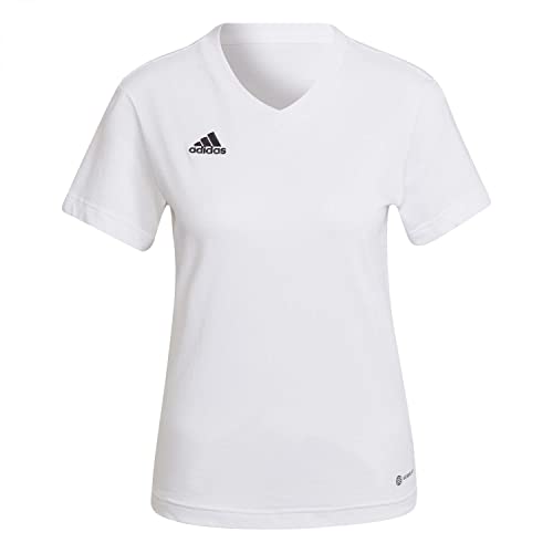 Adidas Entrada 22 T-Shirt, T-Shirt Donna, White, XXL