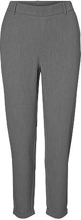 Vero Moda Vmmaya Mr Loose Solid Pant Noos, Pantaloni Donna, Grey Pinstripe, M / 32L