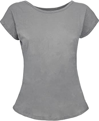 JOPHY & CO. T-Shirt Maglietta Donna Maniche Corte 100% Cotone (cod. ) (M, Fango)