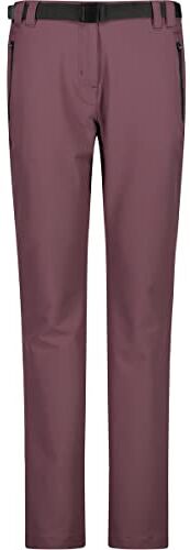 CMP Pantaloni Elasticizzati da Donna, Plum, 42