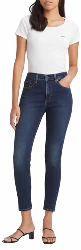Levis 721 High Rise Skinny Jeans, Blue Swell, 28W / 30L Donna