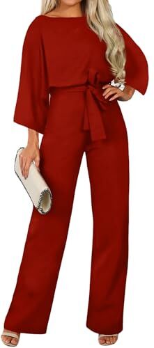 Coloody Tute da Donna Monopezzi e Tutine da Donna Lunghe a Gamba Larga con Cintura Pantaloni Lungo Elegante Jumpsuit