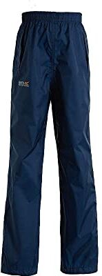 Regatta Pack It' Pantaloni per Camminate Impermeabili Traspiranti Ripiegabili Cuciture Nastrate, Overtrousers Unisex-Adulto, Midnight, 5-6