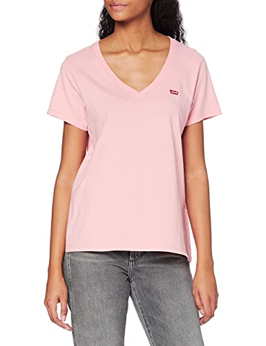 Levis Perfect V-neck, T-shirt Donna, Peony, XS
