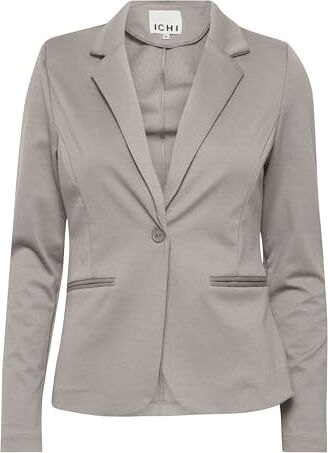 Ichi , IHKATE BL Blazer corto da donna, con un bottone, elasticizzato, con colletto a revers, XXL